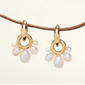 NEW Mignonne Gavigan Margot Pearl Drop Earrings